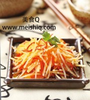 清脆爽口家常凉拌土豆丝