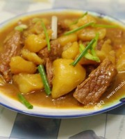 美味可口的咖喱土豆牛肉做法