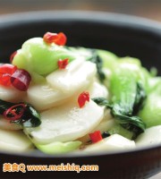 简单又美味的青菜炒年糕怎么做好吃
