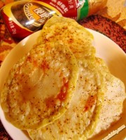 自制健康又无油的微波炉薯片