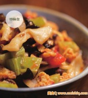 西北风味素炒麻食儿