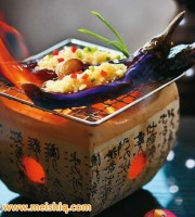 简单又绝配的蒜汁香烤茄子