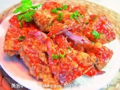 上海名菜：面拖蟹