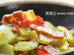莴笋炒诺邓火腿