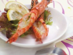 大蒜黄油烤鲜虾