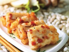 自制风味萝卜糕：开味小吃