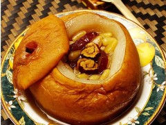 有效治疗咳嗽的蜂蜜雪梨茶