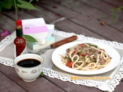 日式牛肉炒乌冬面做法