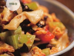 西北风味素炒麻食儿