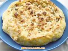 细腻柔滑的香蕉酥粒塔