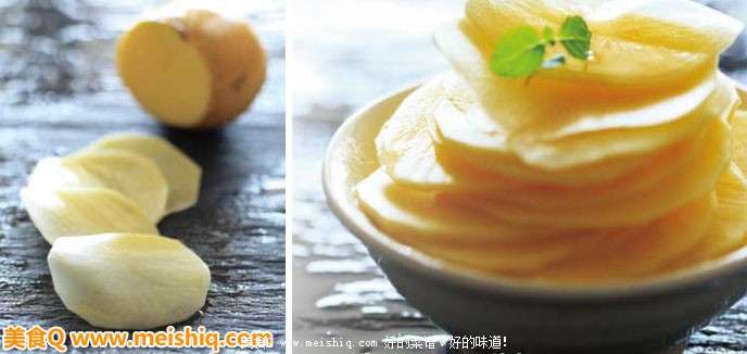 土豆片能有效去除黑眼圈