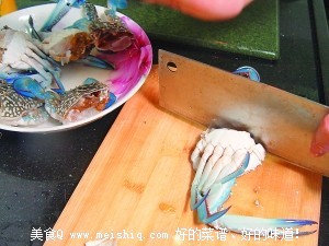 上海名菜:面拖蟹