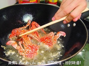上海名菜:面拖蟹