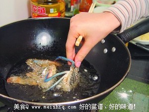 上海名菜:面拖蟹