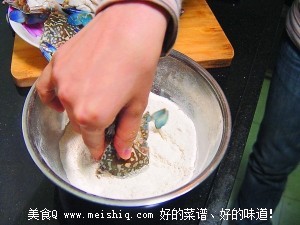 上海名菜:面拖蟹
