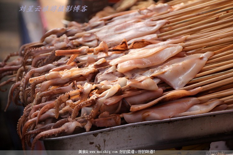 实拍:庙会变成烤串的海洋京城庙会美食系列照