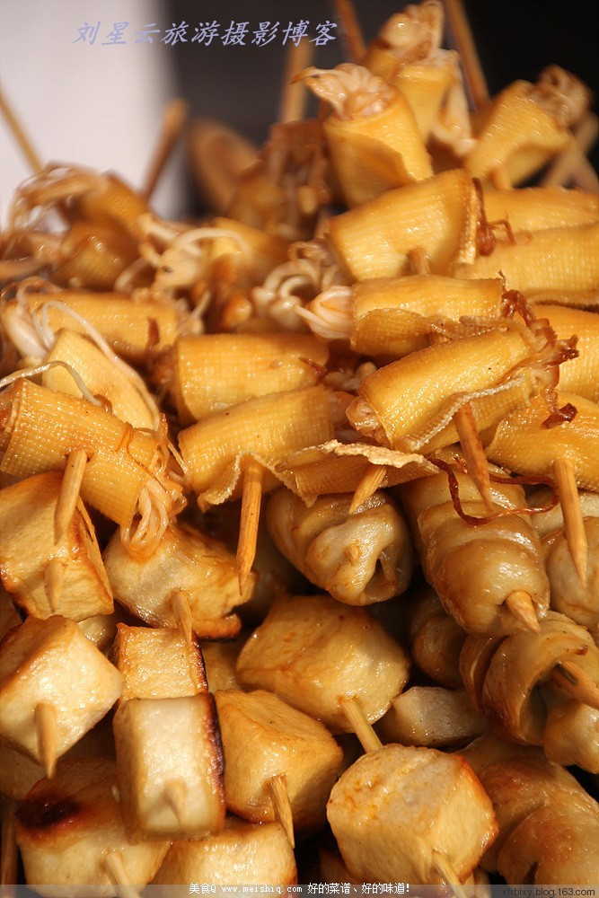 实拍:庙会变成烤串的海洋京城庙会美食系列照