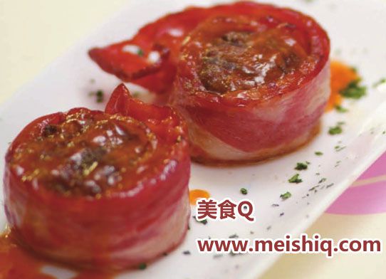 培根牛肉卷
