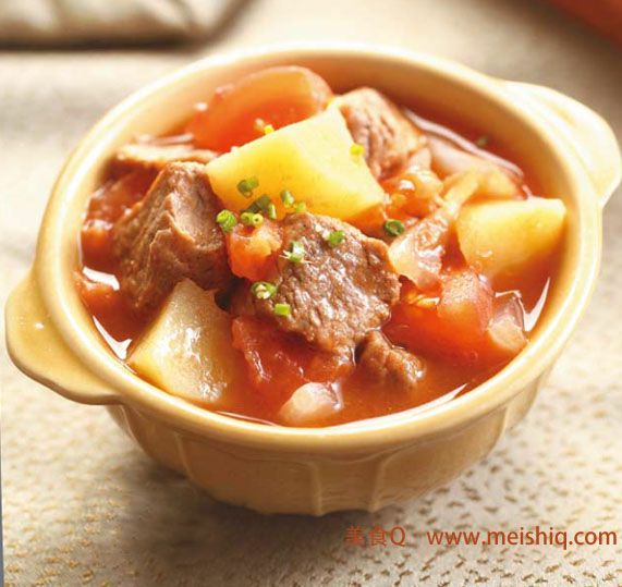 家常番茄土豆炖牛肉做法