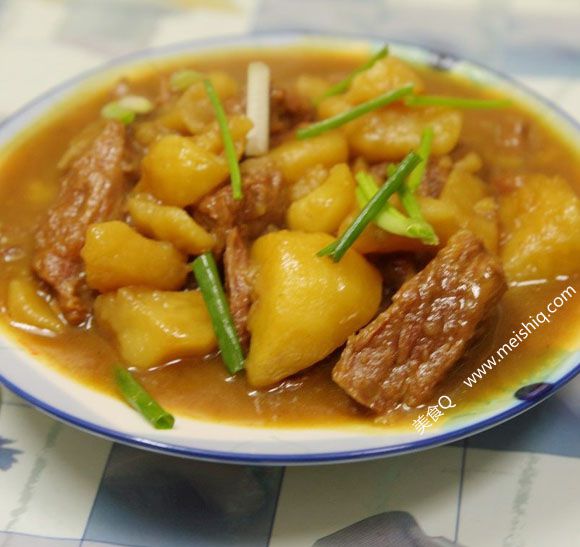 咖喱土豆牛肉做法