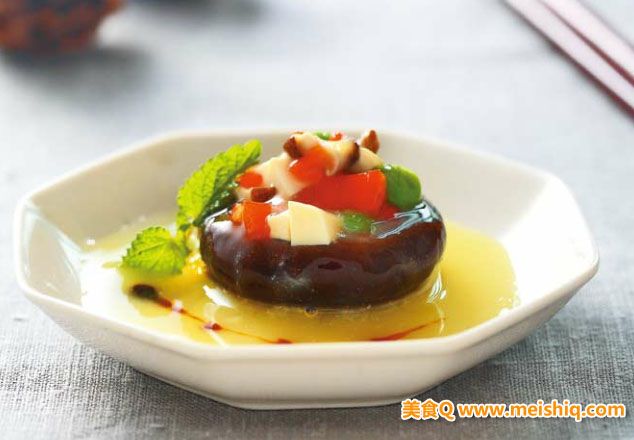 香菇蒸豆腐