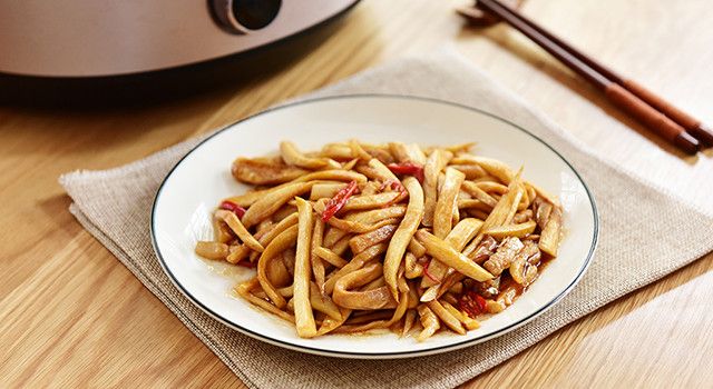 杏鲍菇炒肉