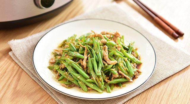 四季豆炒肉